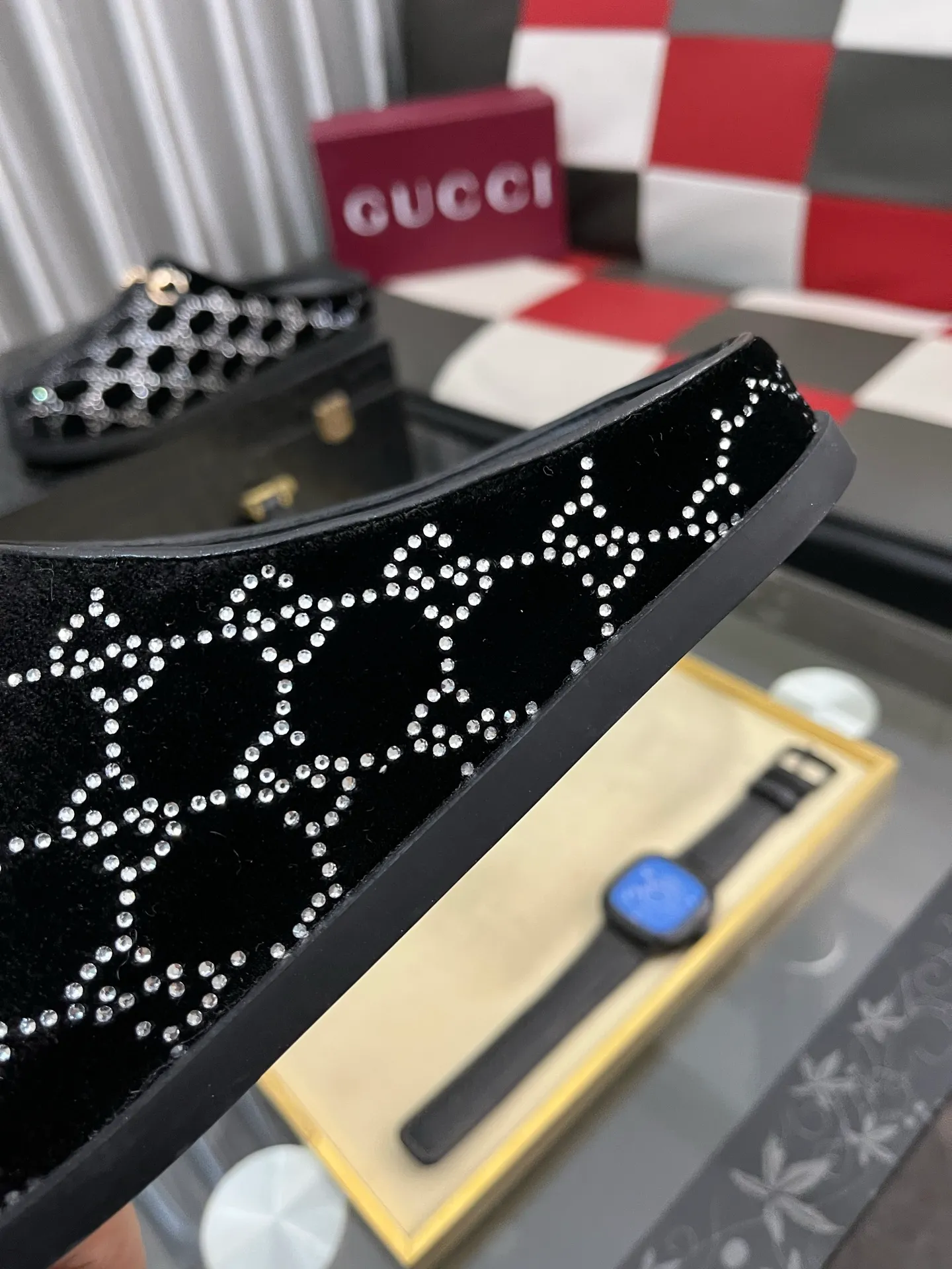 Ex-factory price: 460⌚️⌚️[Gucci] 2025 new season half-slip men's shoes, made of Italian imported first-layer frosted cowhide➕sheepskin lining, original hardware buckle, original combination of wear-resistant outsole, real shot 🎬 very comfortable on the feet, 4️⃣ colors available in sizes 38-44